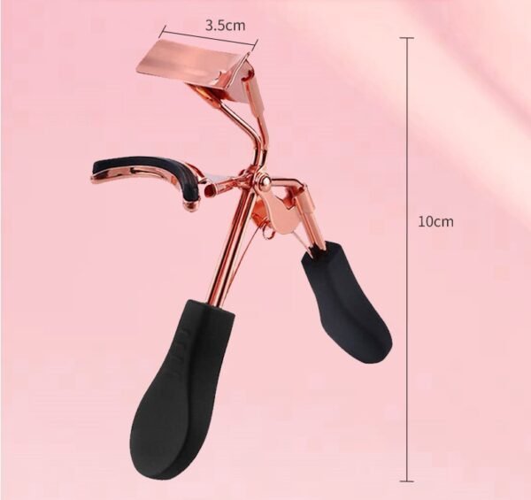 Sunflower Press-Style Eyelash Curler – Rose Gold, 180° Lift - Image 4