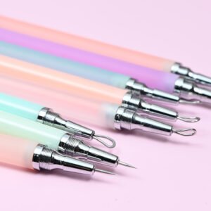 Dual-Ended Blackhead Remover with Silicone Grip – Portable & Hygienic
