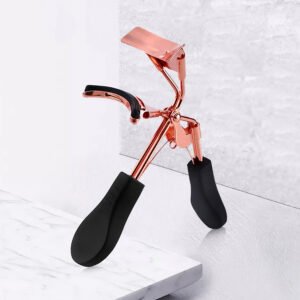 Sunflower Press-Style Eyelash Curler – Rose Gold, 180° Lift